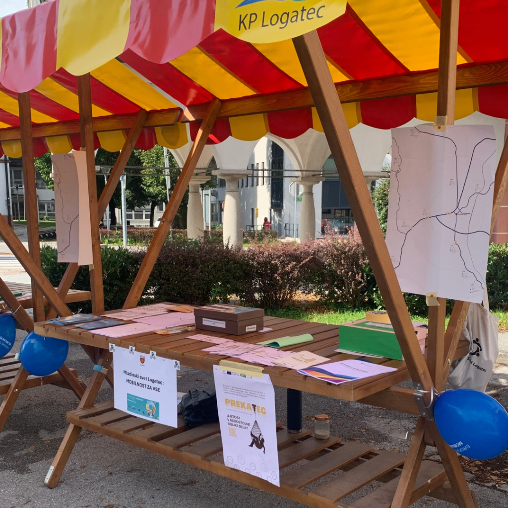 MSL na Evropskem tednu mobilnosti v Logatcu.