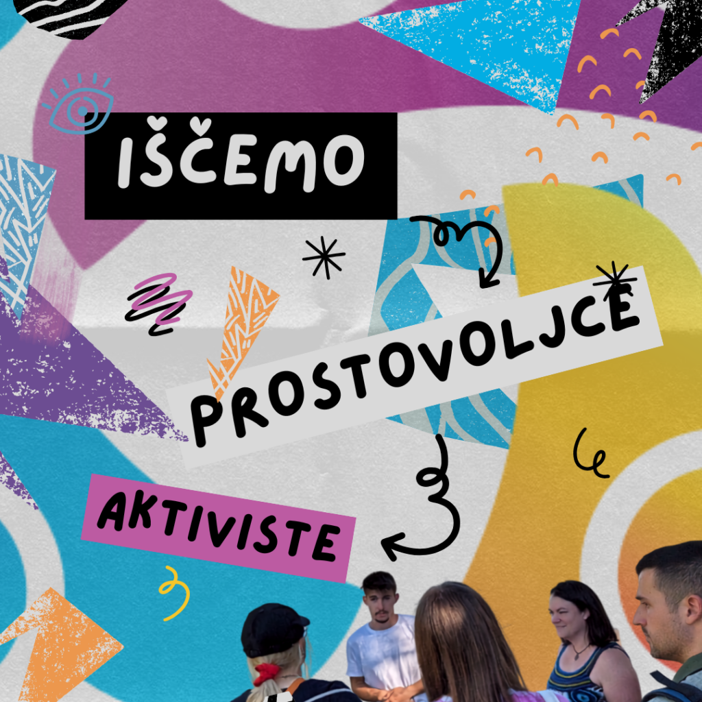Novica: Iščemo prostovoljce in aktiviste (Grafika: MSL)